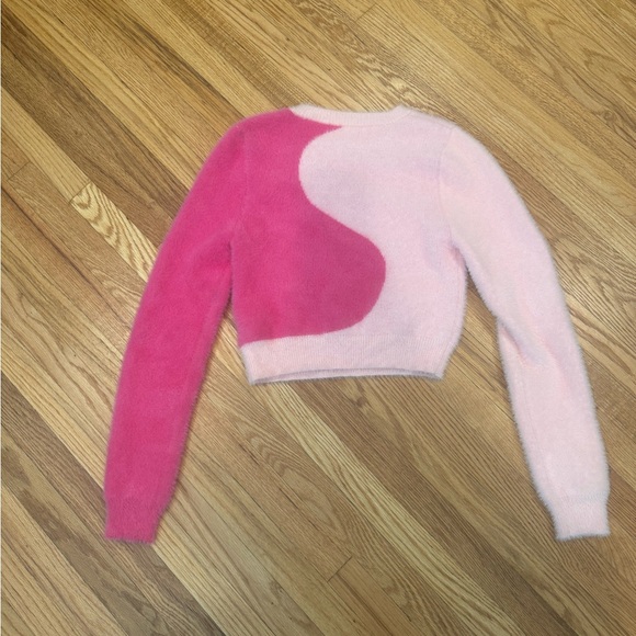 Pink Garbage Pink Heart Swirl Sweater - Picture 4 of 5